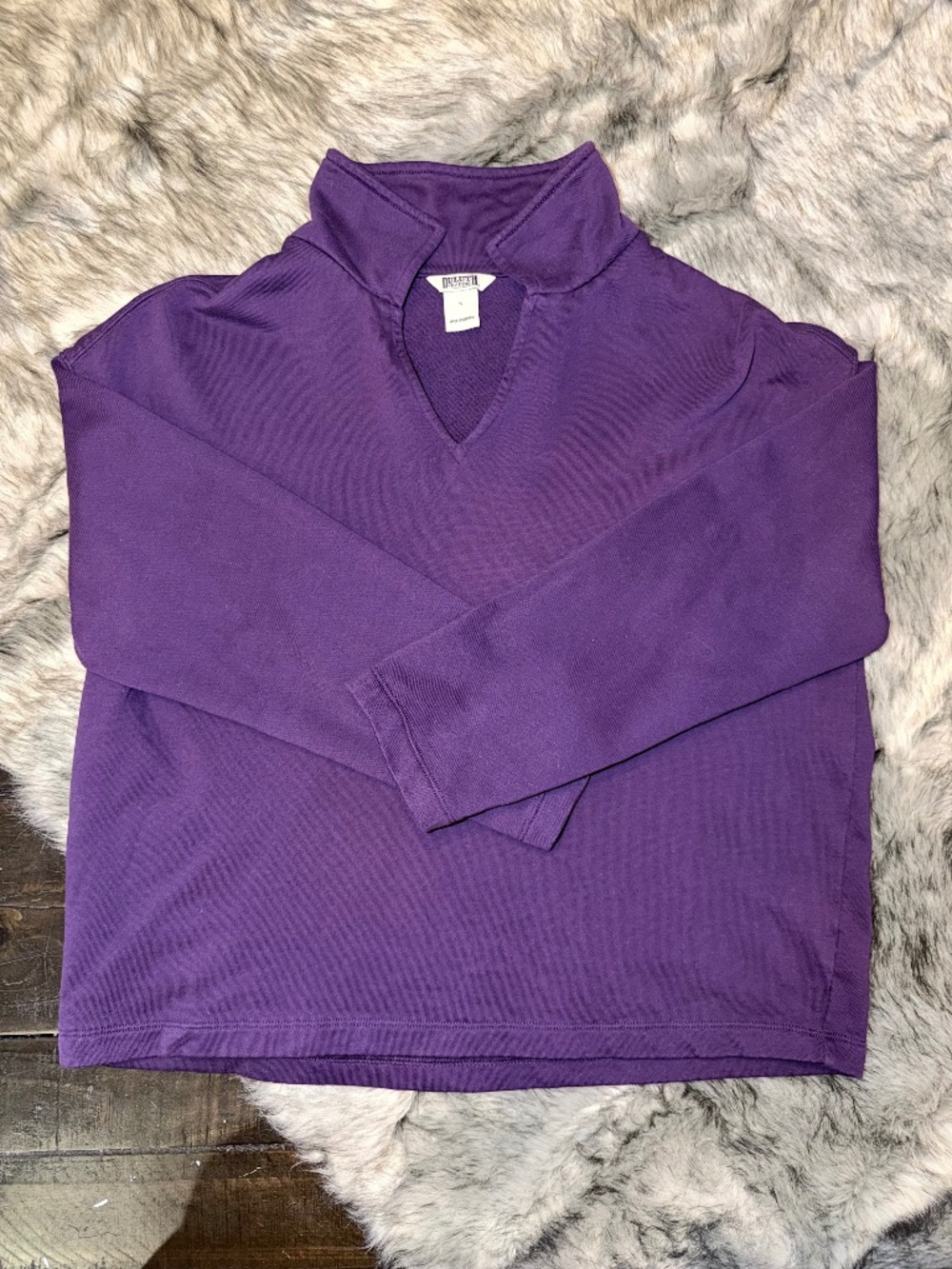 🤎 DULUTH TRADING CO. // Purple Canal Park Collared Long Sleeve // Size Small